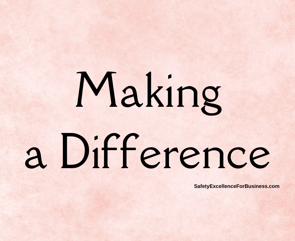 make a difference