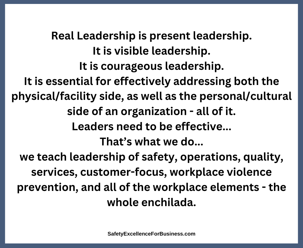 real leadership is effective leaders in an organization